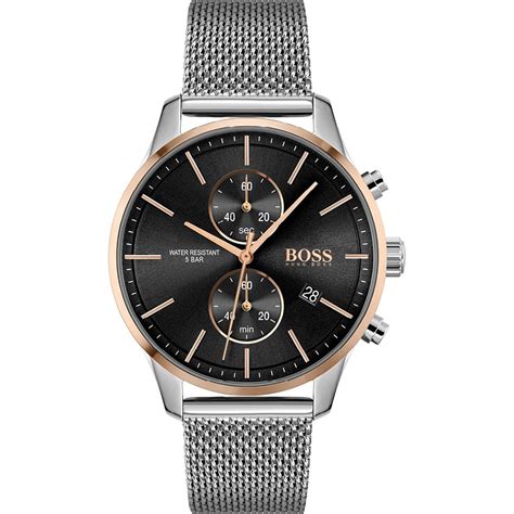 hugo boss watch stainless steel